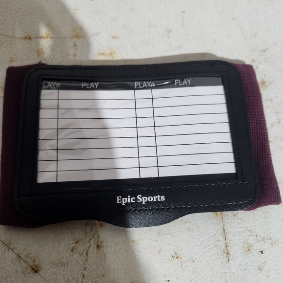 Maroon Wrist Coach / Playbook - Picture 3 of 4